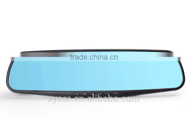 4.3 inch car mirror Dual cameras rearview mirror car DVR, car camera rearview XY-9064D