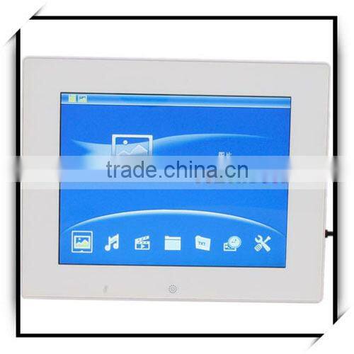 Hotsale 8 Inch Wide Screen Imitate For GADMEI LCD Digital Photo Frame White