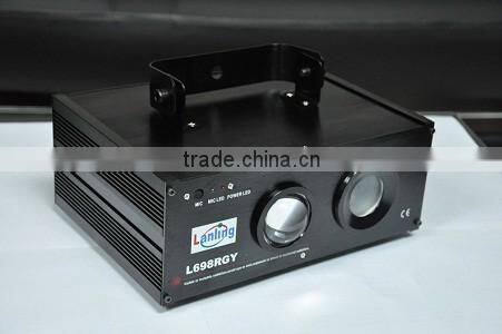 3W RGB LEDs and 150mW RGY Multi-Effect Laser Light