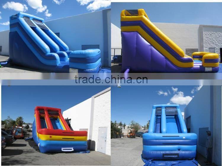 100% PVC Tarpaulin Promotion Giant Adult Size Inflatable Slide For Sale