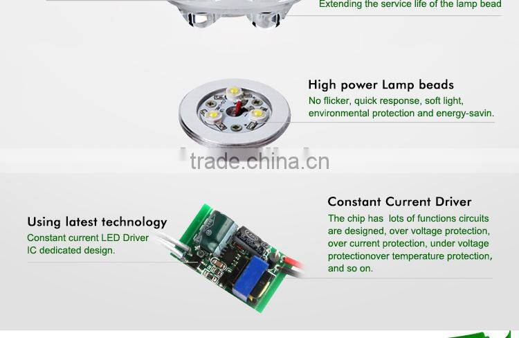 SAA CE PHM Lutron Dimmer 3w led downlight dimmable