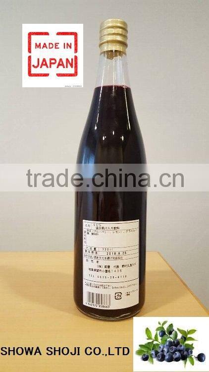 Japanese High Quality Fresh Blueberry Fruit Juice Concentrate