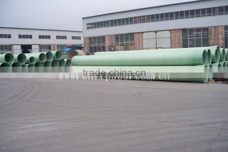 China Factory Hotsale Extruded Glassfiber Pipe/ GRP Pipe/Plastic FRP Pipe