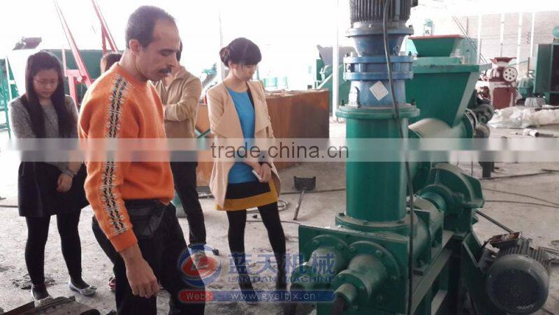 Manufacture Direct Sell Coal Charcoal Extruding Briquette Forming Machine
