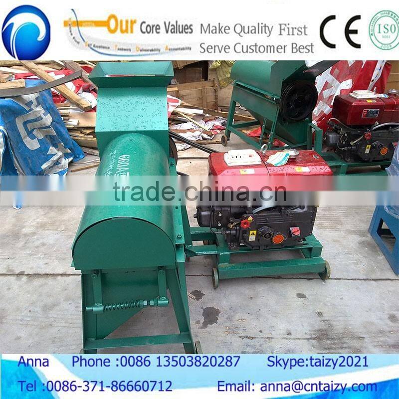 Farm corn maize huller and thresher