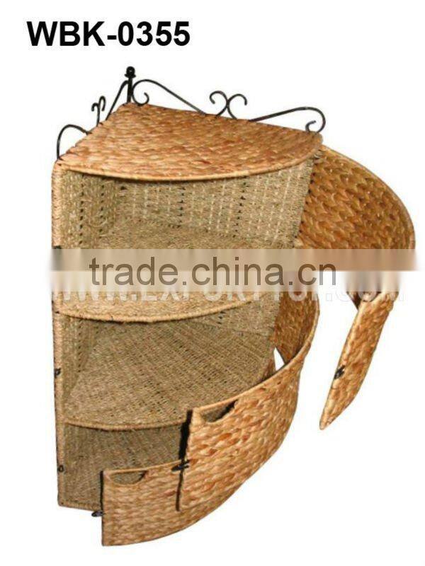 Hot trend water hyacinth book and magazine racks (july@etopvietnam.com)