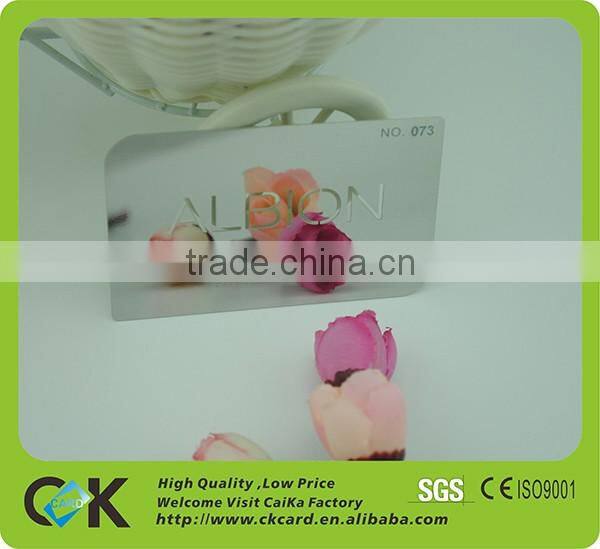 Custom metal vip card with magnetic stripe