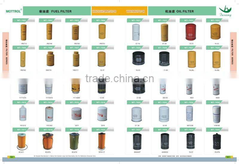 11711074 fuel filter for excavator