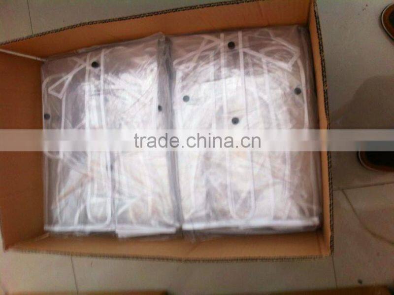 100% EVA Eco friendly transparent fashion women rain poncho