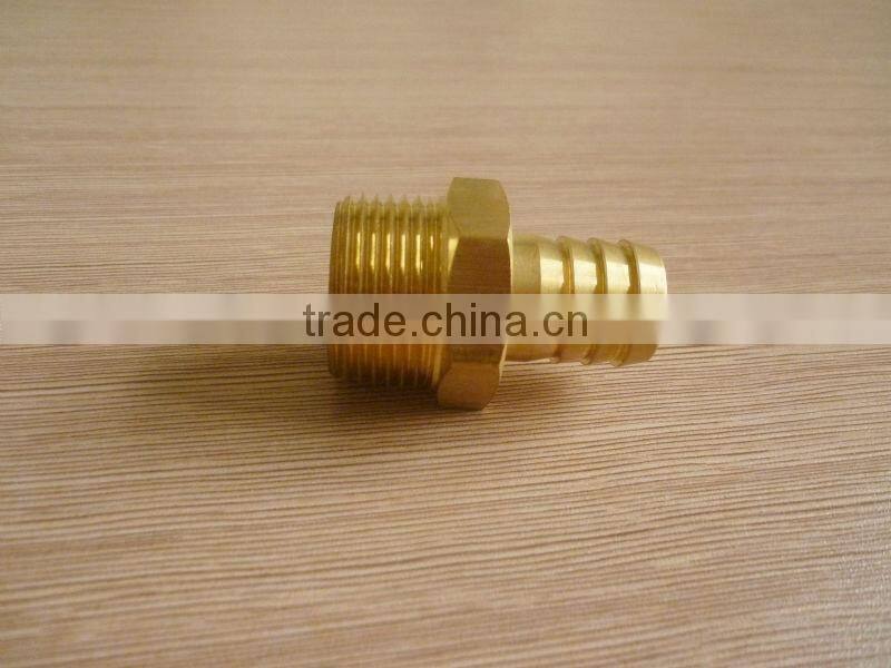 british taper outer-tbread cone sealing water pipe connector/high quality brass pipe connecror