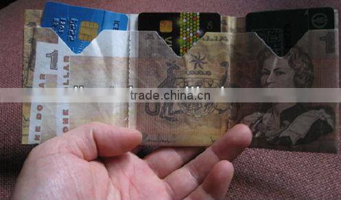 1070D Tyvek Wallet recycled creative waterproof Paper Wallet