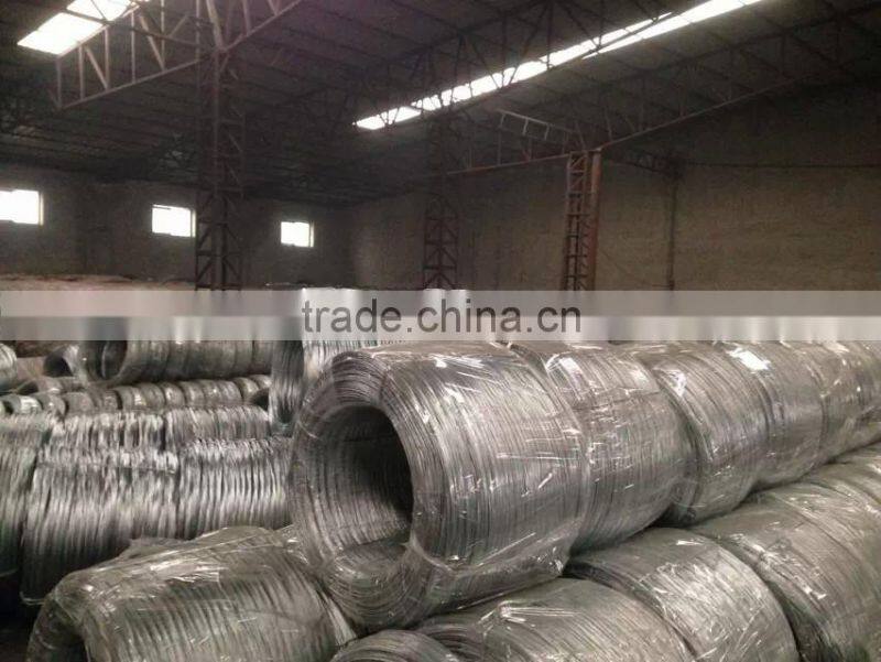 Flat Wire Type and Galvanized Surface Treatment galvanized steel wire