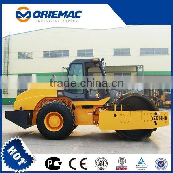 single drum vibration road roller YZ14HD with good price
