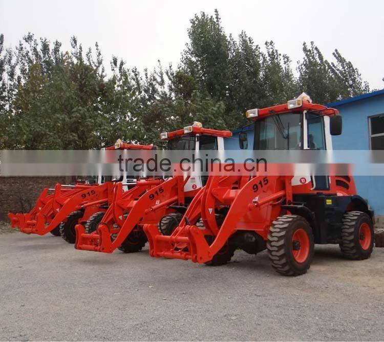 China Construction Machinery 0.7 m3 Fornt Loader 1500kg Wheel loader hot sale.