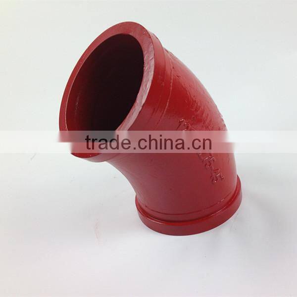 2015 China supplier cast elbow 45 degree concrete pipe elbow