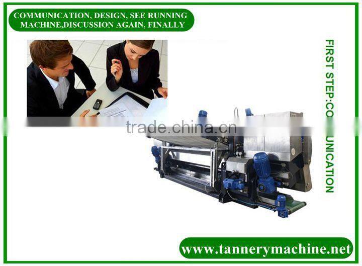 leather splitting machine for wet blue leather