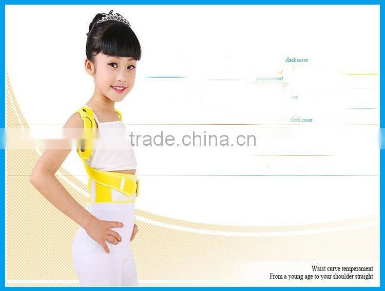 For kid adjustable back support belt for corrector posture shoulder support brace