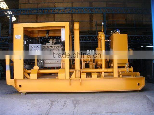 engine driven heavy duty slurry pump