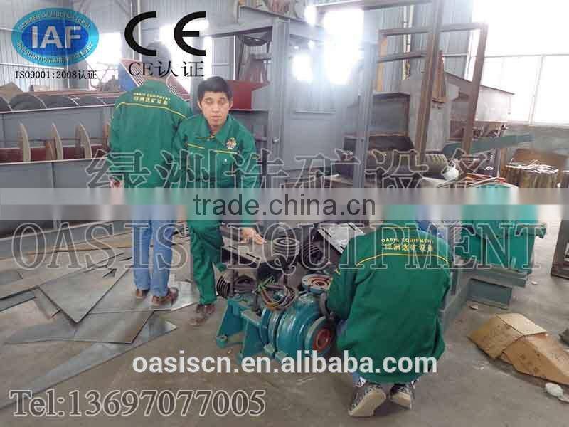 pump for water -borne solids Belt/Slurry Pump/sand pump