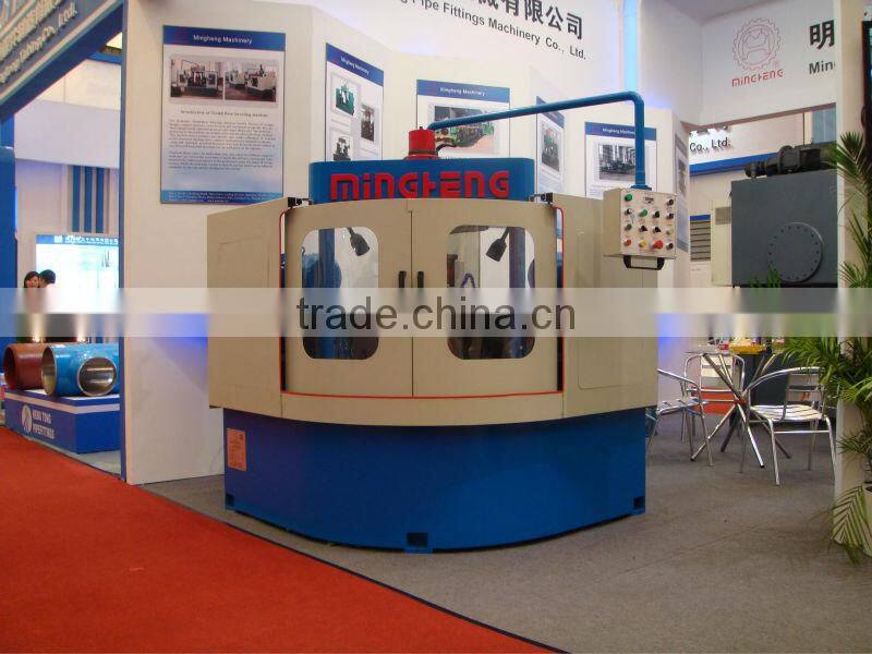 Elbow beveling machine