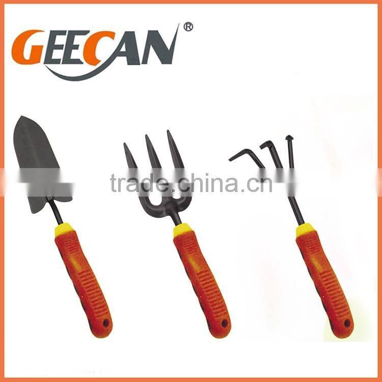 China manufacturer Wholesale 4pcs plastic handle garden tool set for kids gift