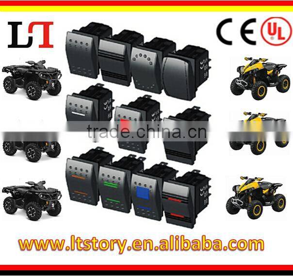 Waterproof LED DPDT/SPST/ DPST/ STDP ROCKER SWITCH