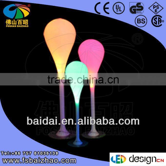 led plastic floor lamp/light