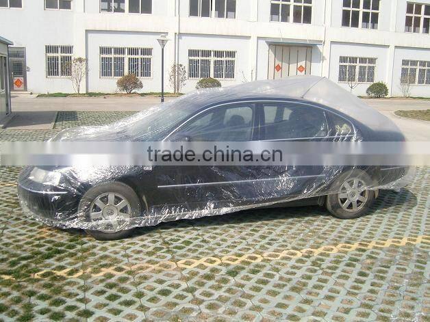 plastic car cover to protect car from flood