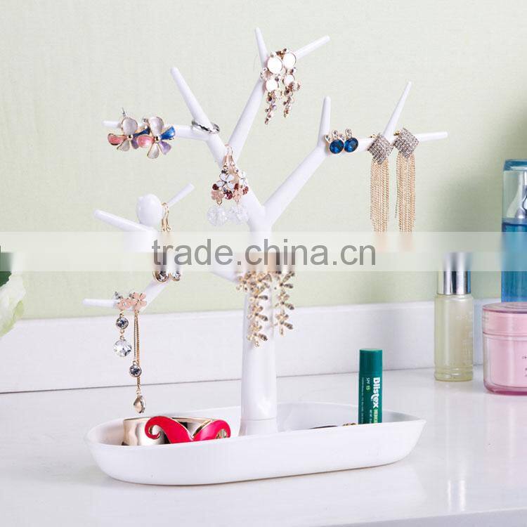 Multifunctional Tree-shape plastic Jewelry Accessories stand display