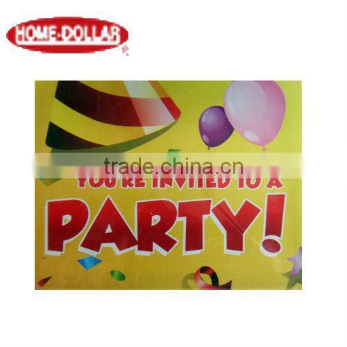 20Pcs Paper Folding Cartoon Invitation Card for Party and Wedding Sets