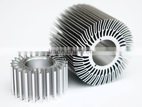 Aluminum bulb led heat sink, Sunflower heat sink, CNC heat sink