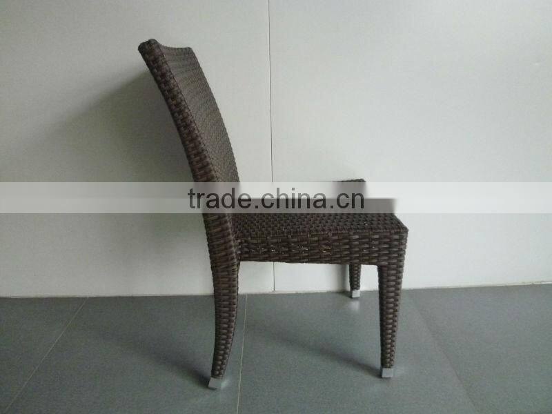 A - patio lounge seat cafe shop wicker side chair CF688C