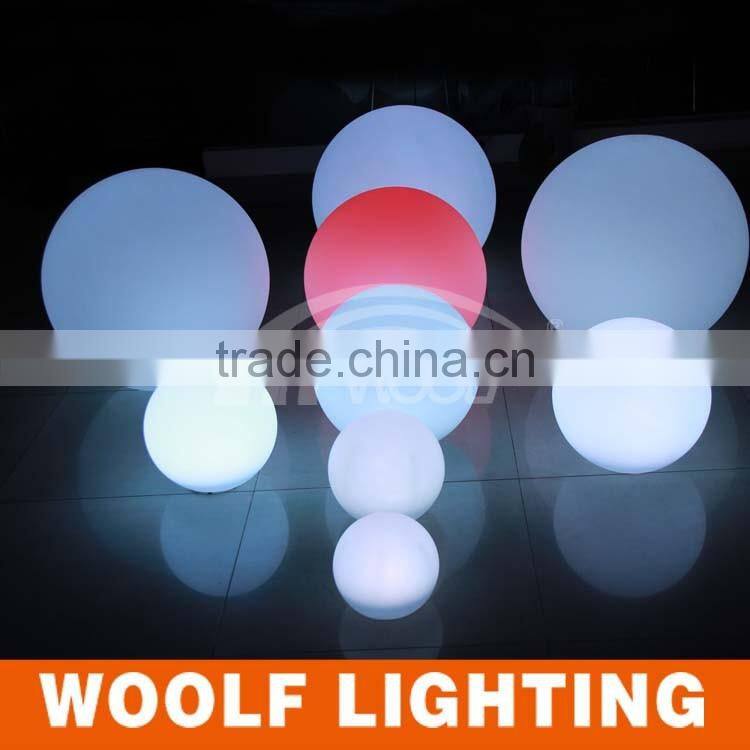 Plastic Case Dia 40cm Color LED Illuminated Sphere