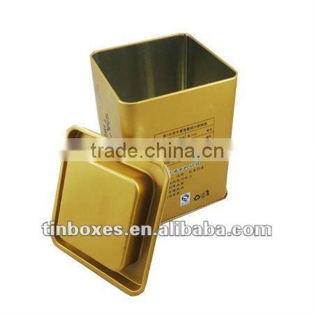 metal tea box