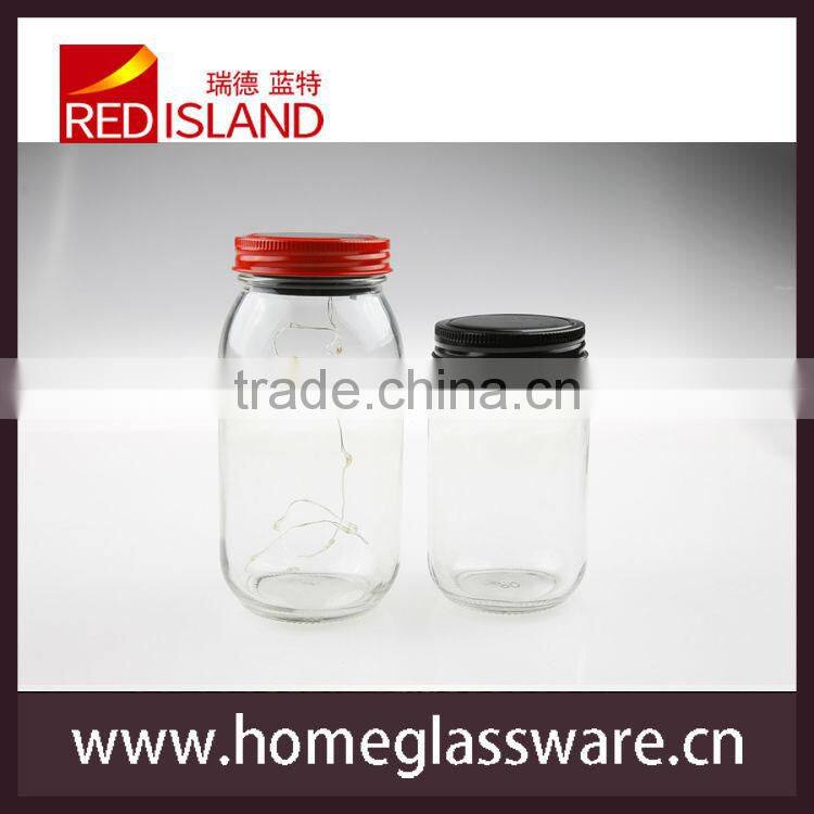 decorative solar energy flaring glass jar