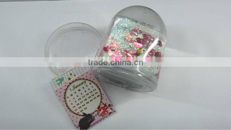 2014 newest plastic snow globe with photo insert