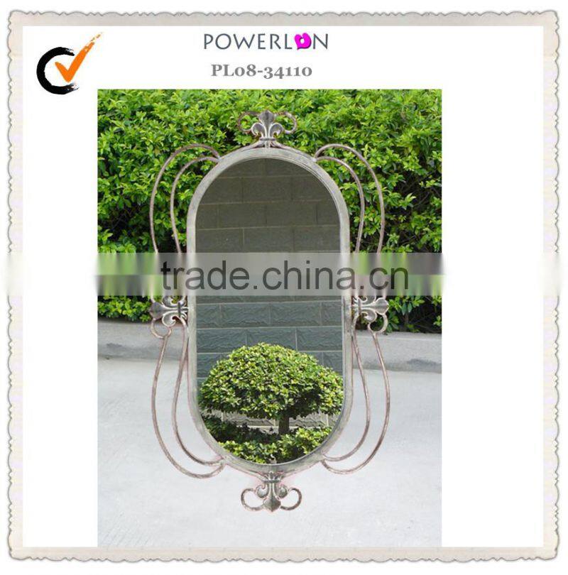Outdoor New Decorative Iron wall mirror for home decorative
