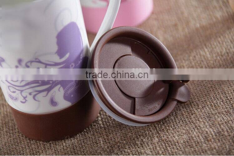 ceramic seal lid for coffee mug