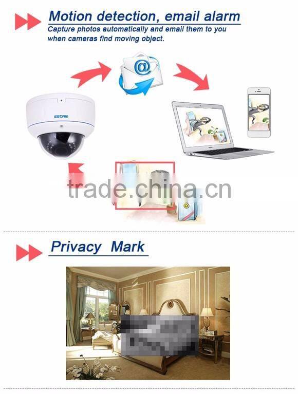 Escam HD3500V 3.0 Megapixel 2.8-12 mm lens Vandal proof Waterproof IP CCTV Camera Varifocal IP Camera