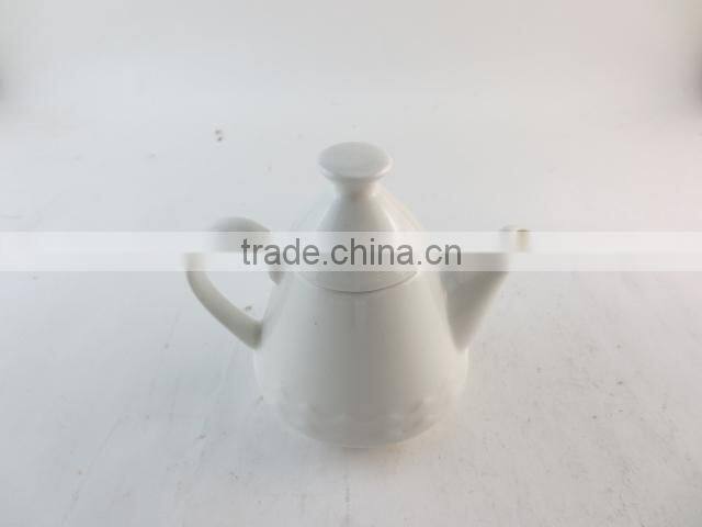 white porcelain small capacity cone shape teapot cheap price