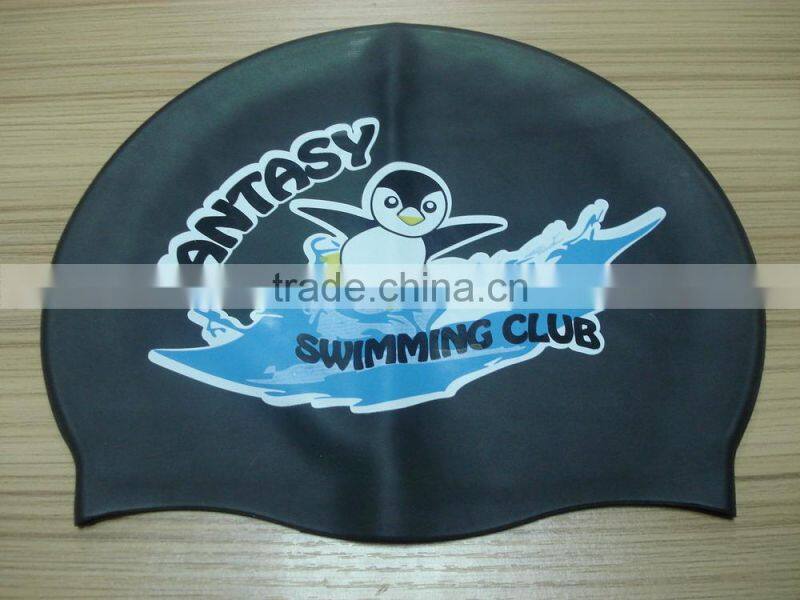 Simple Design swimming cap fashion all-match waterproof tensile silicone swimming cap