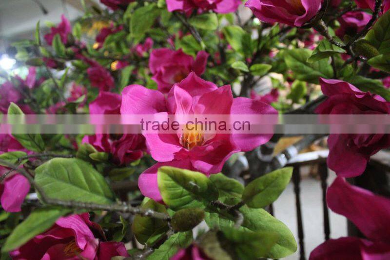 artificial blooming tree outdoor/indoor factory decoration artificial yulan tree
