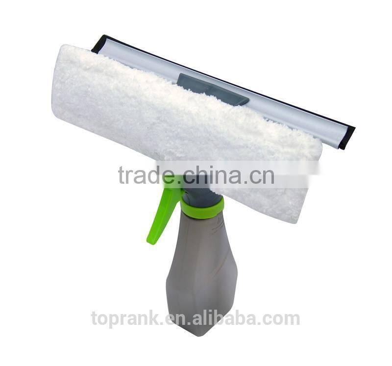 Toprank Wholesale Window Glass Cleaning Tools Microfiber Magic Spray Window Squeegee Shower Wiper Squeegee With Bottle Soap