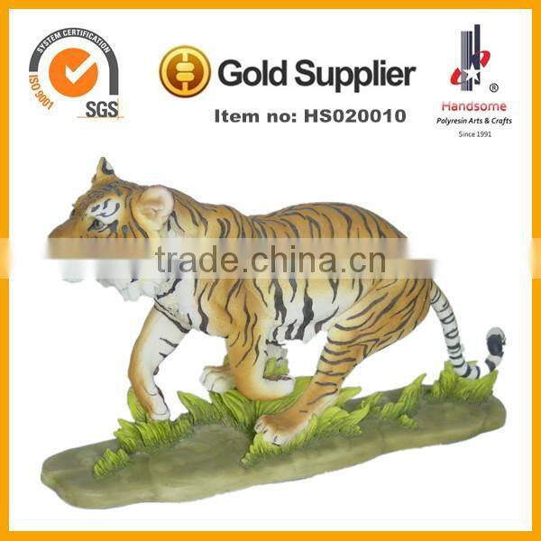 9''H resin lifelike rooster crafts, resin chicken statue