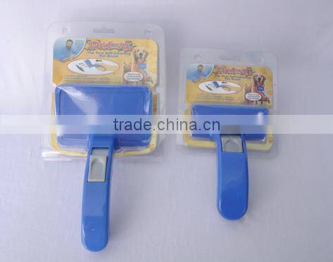 plastic pet dog comb bath brush