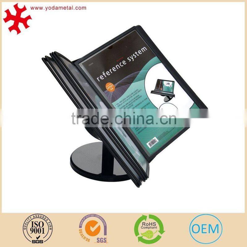 Modern design metal restaurant menu holder table stand