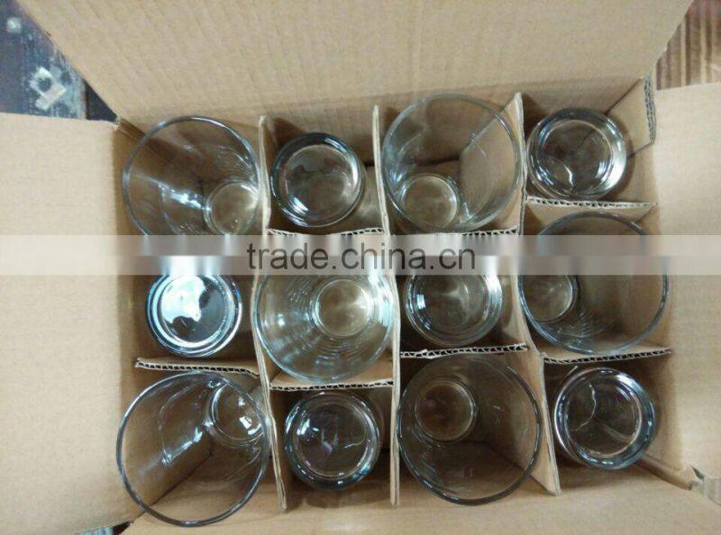 Promotion 6oz 180ml double wall glass cup