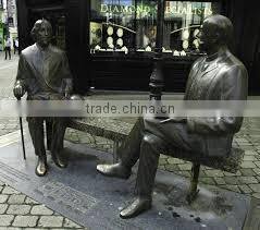 CLBS-Z081C Large Modern Garden Deco Bronze Sitting Man Sculpture