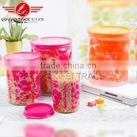 Round Food Storage Containers Paksh / Polder Clear Twist Lock Airtight Seal Plastic Containers | Use For Food and Storage