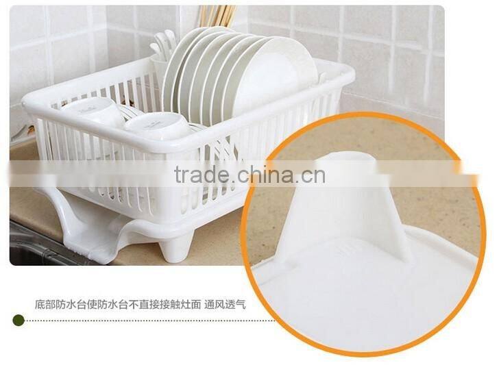 Double kitchen multifunctional cupboard drain dish rack/tableware rack water filter basket